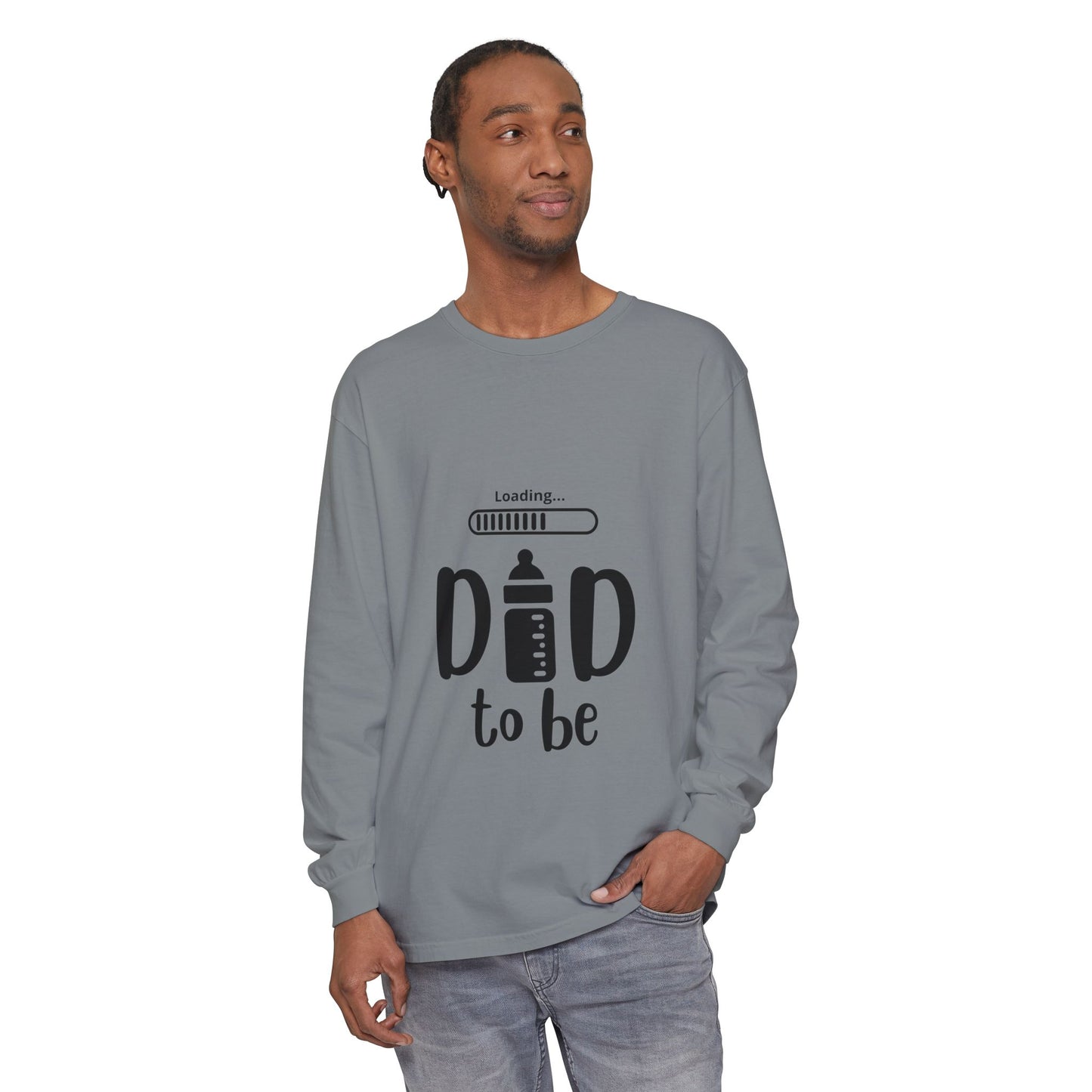 Dad Loading Long Sleeve Tee Butter Long-sleeve