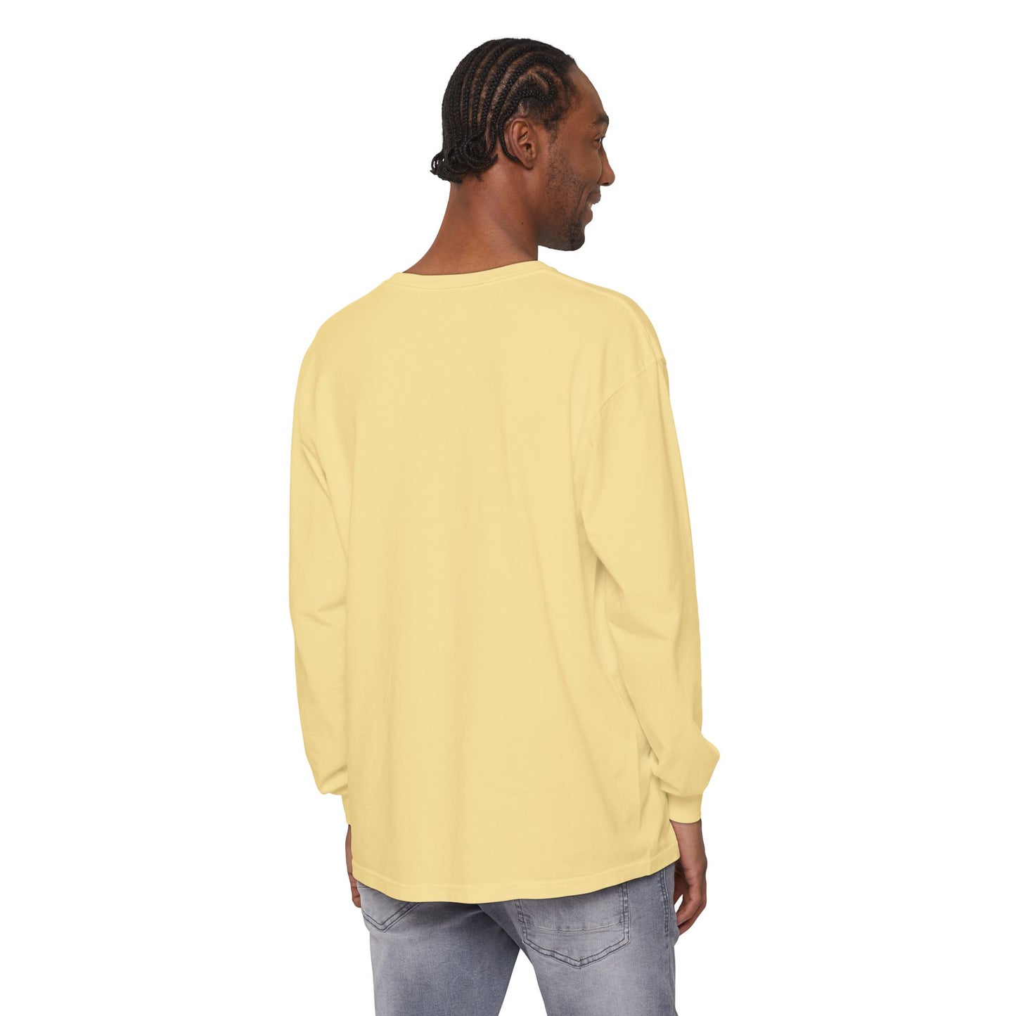 Classic Dad Garment-dyed Long Sleeve T-Shirt Butter Long-sleeve