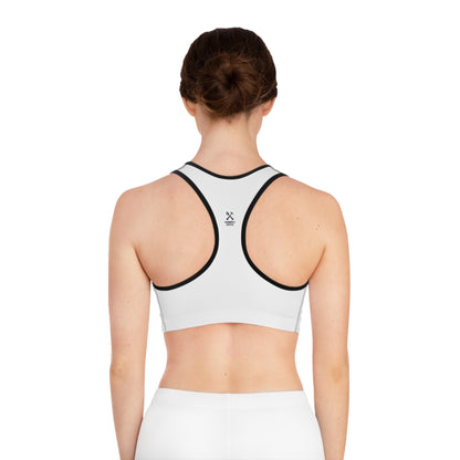 The Mama Sports Bra Black stitching All Over Prints