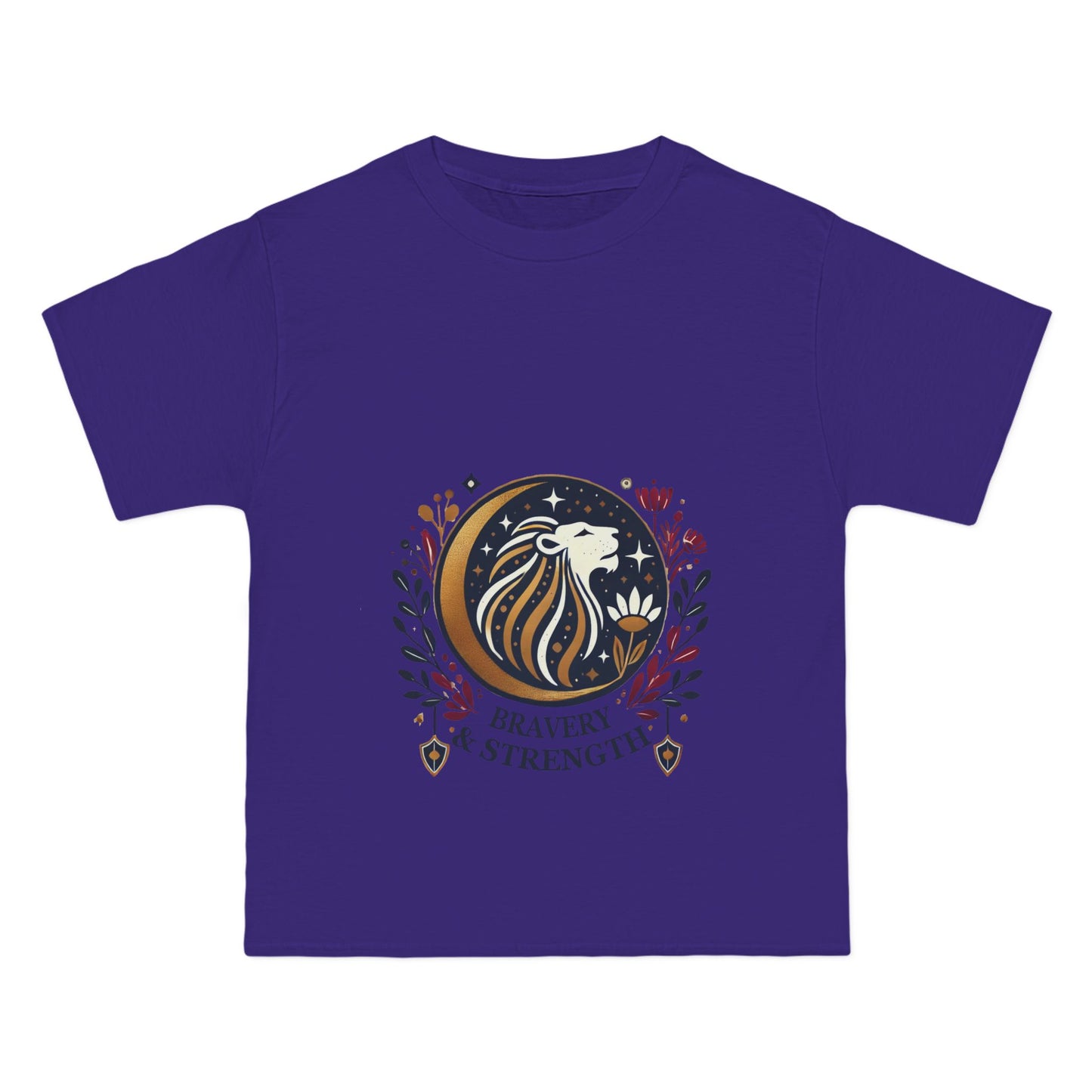 Mighty Mama Maternity Tee Purple T-Shirt