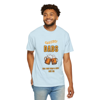 Cheers Dad Real Men Whose Genes Are Us Tee Chambray T-Shirt