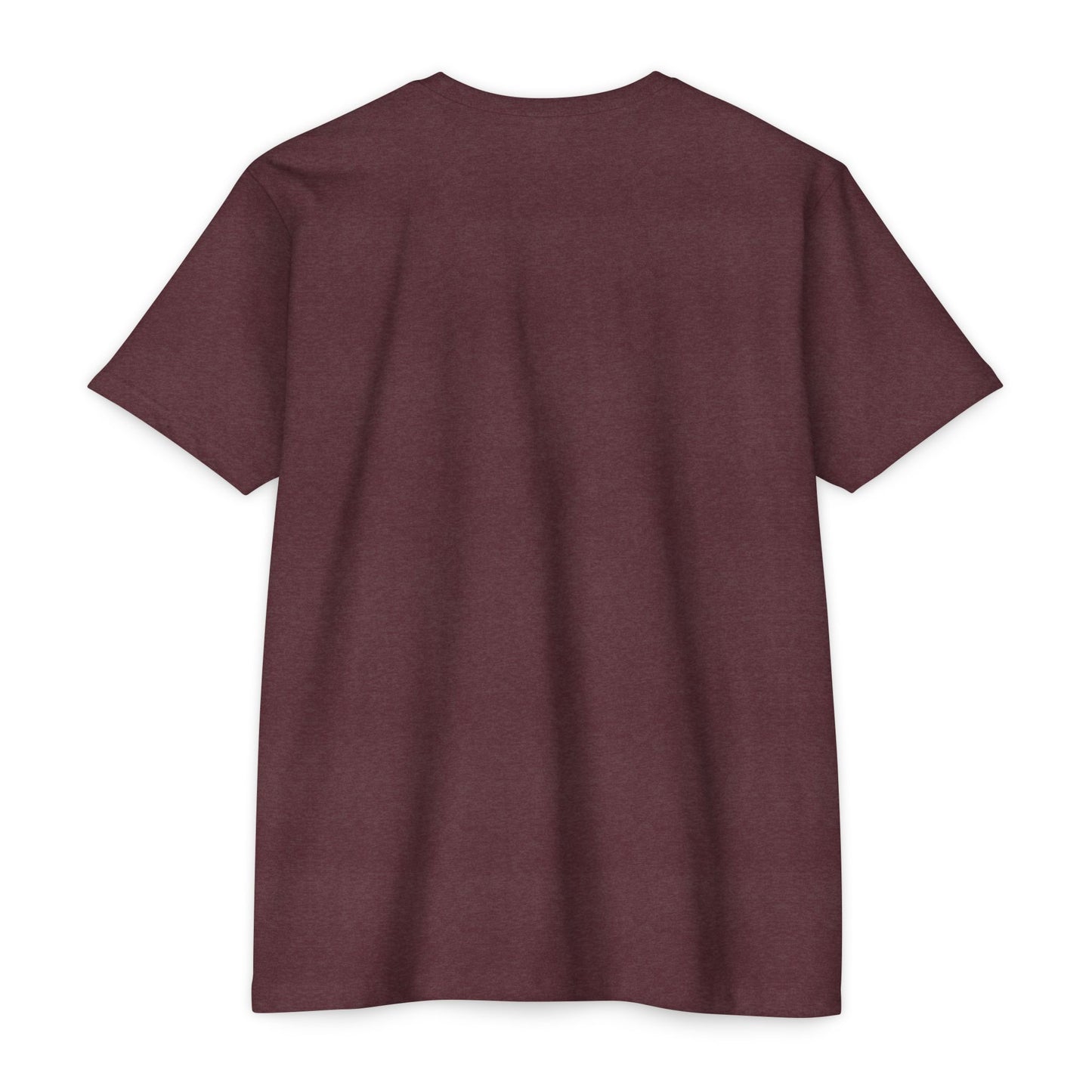 Baby Girl Coming Soon Maternity Jersey Tee Heather Maroon T-Shirt