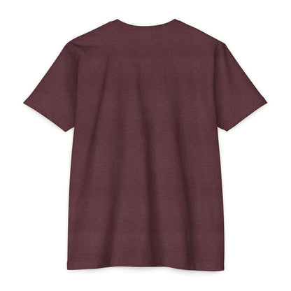 Baby Girl Coming Soon Maternity Jersey Tee Heather Maroon T-Shirt