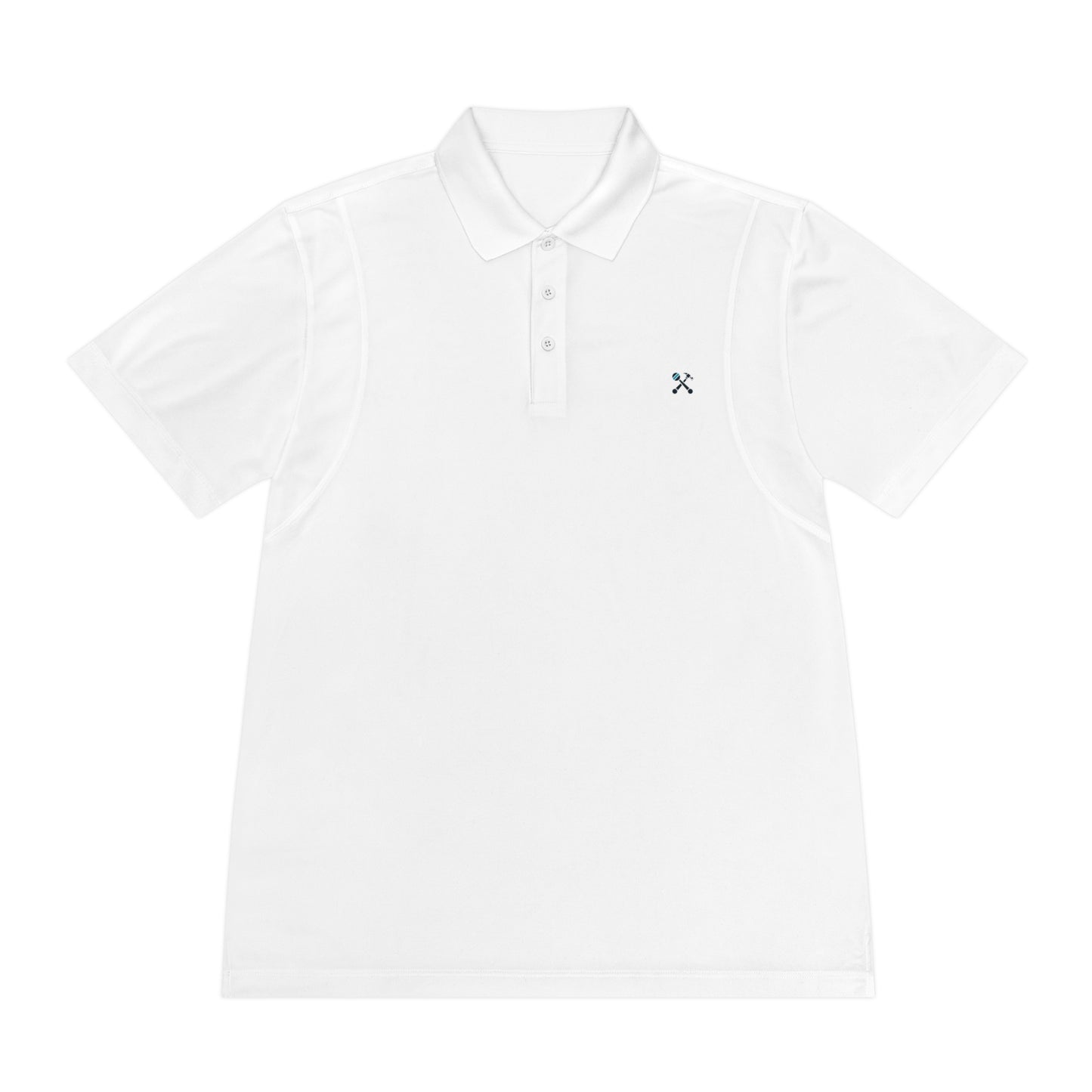 Hammer & Rattle Sport Polo White T-Shirt