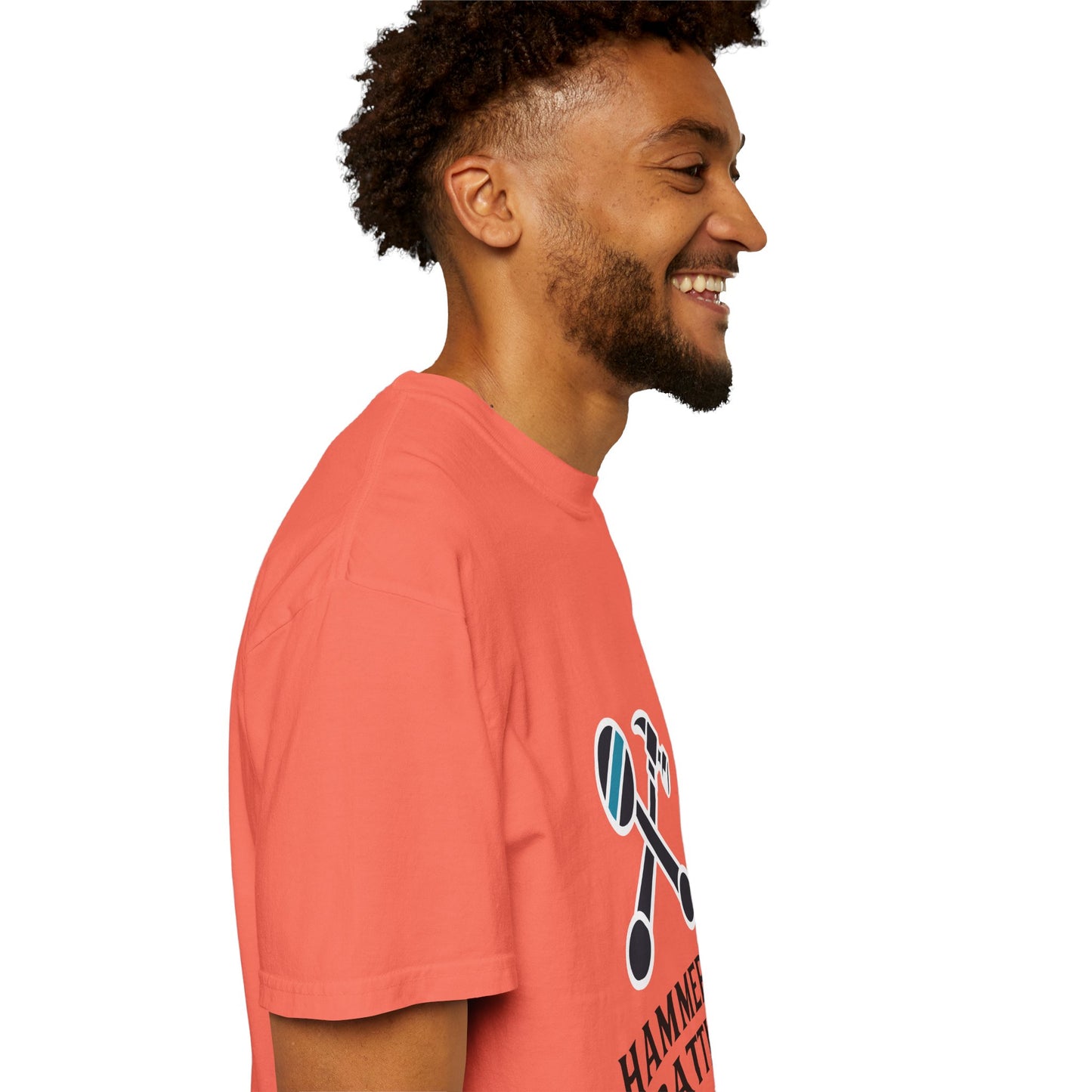 Hammer & Rattle Tee Bright Salmon T-Shirt