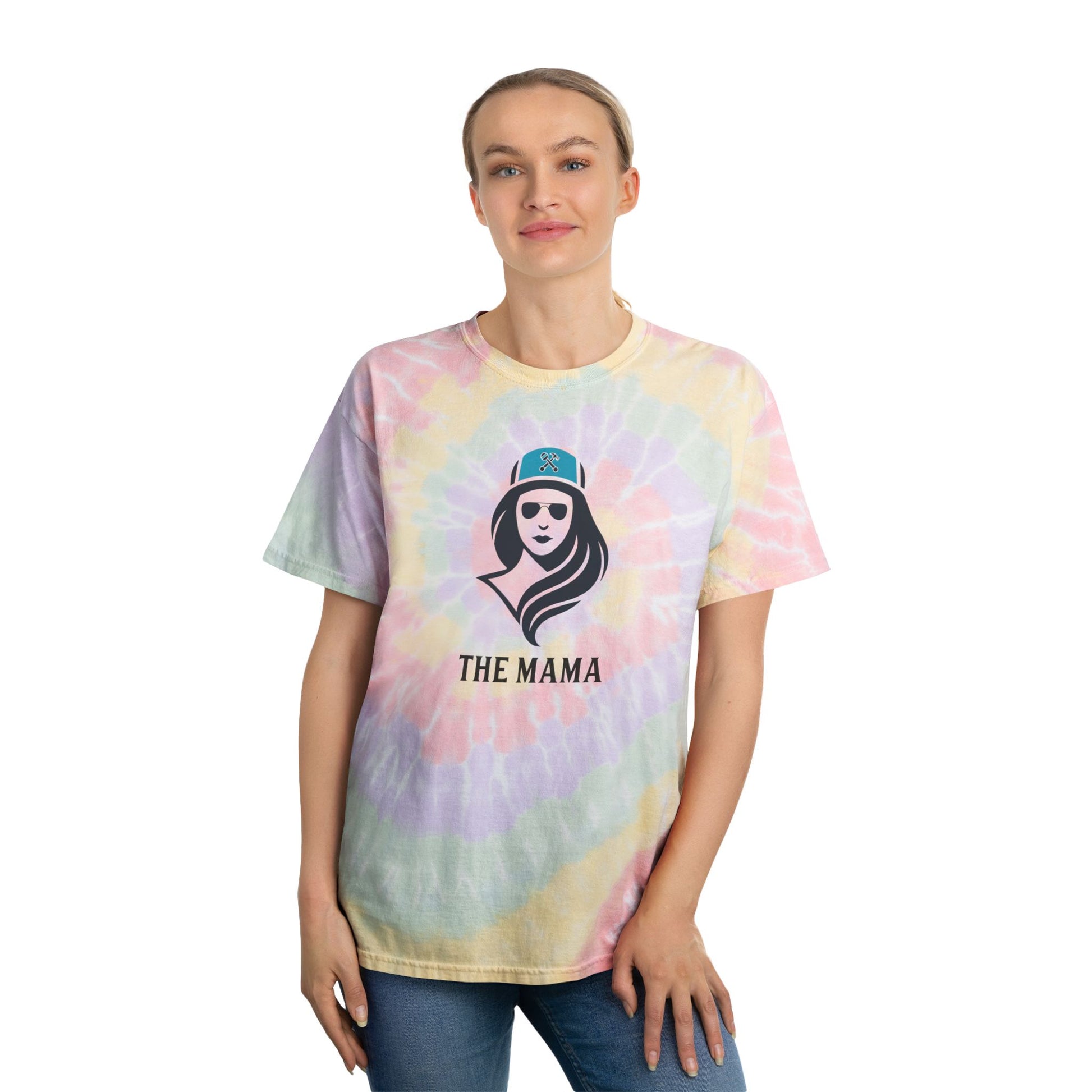 The Mama Tie-Dye Tee Hazy Rainbow T-Shirt