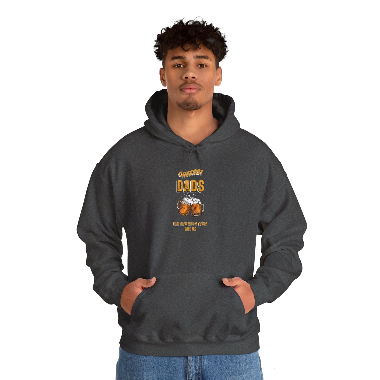 Cheers Dads Real Men Whose Genes Are Us Hoodie Black Hoodie