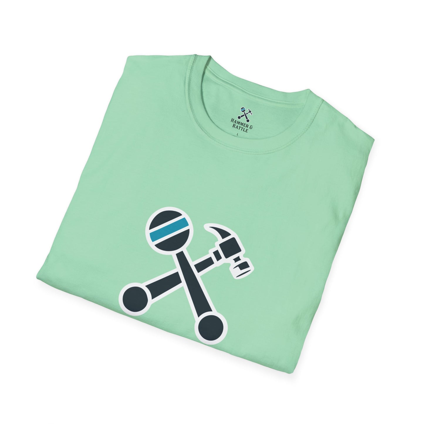 Hammer & Rattle Softstyle Tee Heather Irish Green T-Shirt