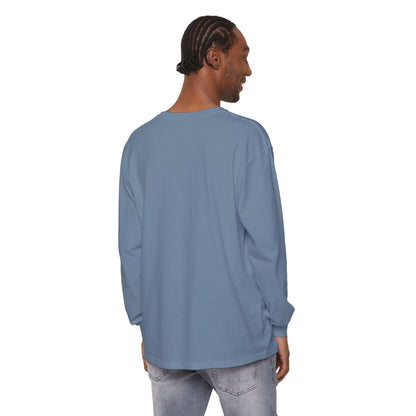 High Contrast Camping Long Sleeve Tee Flo Blue Long-sleeve