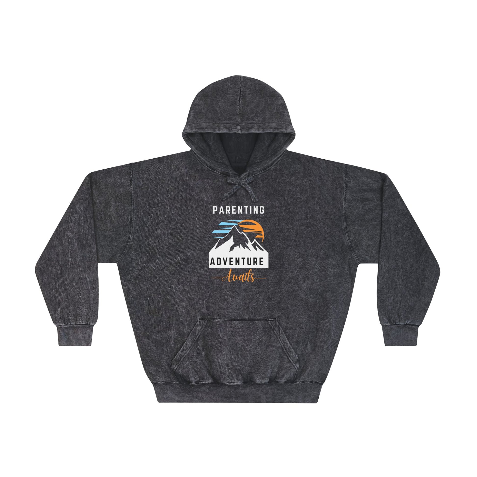 Parenting Awaits Mineral Wash Hoodie Mineral Black Hoodie