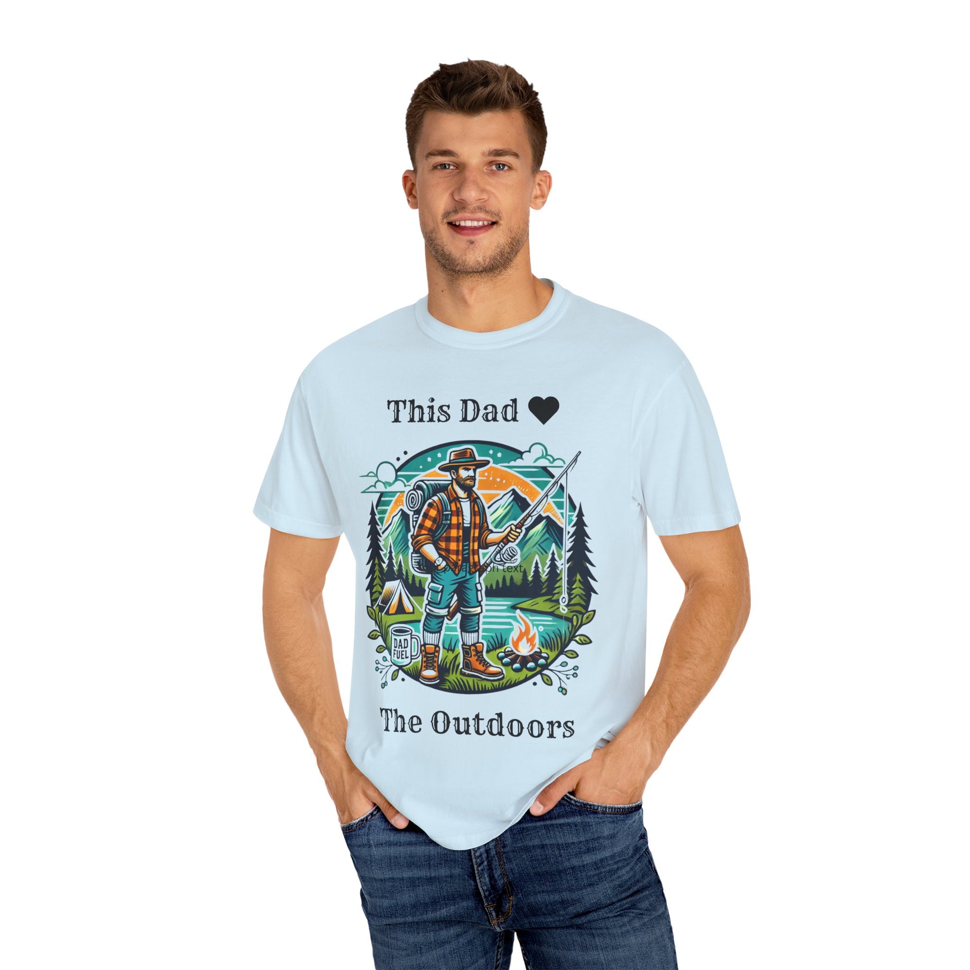 The Outdoors Dad Tee Chambray T-Shirt