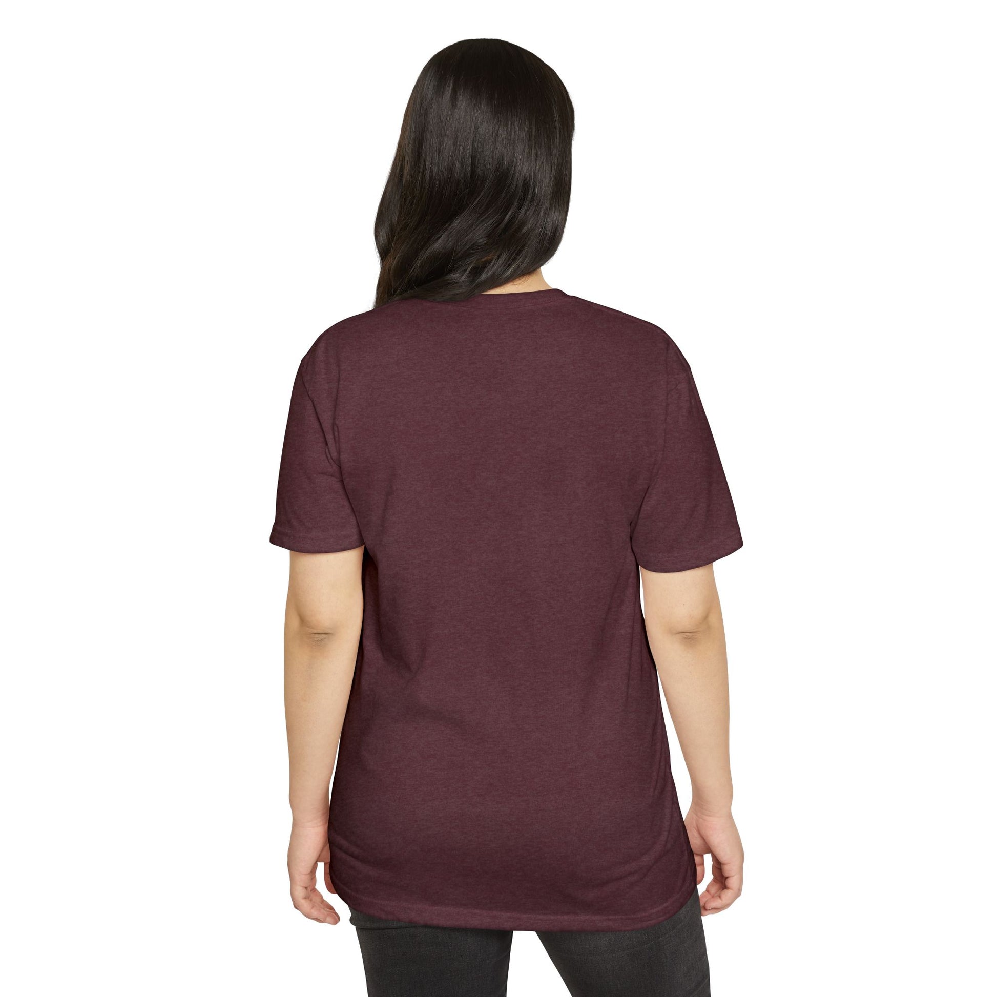 Baby Girl Coming Soon Maternity Jersey Tee Heather Maroon T-Shirt