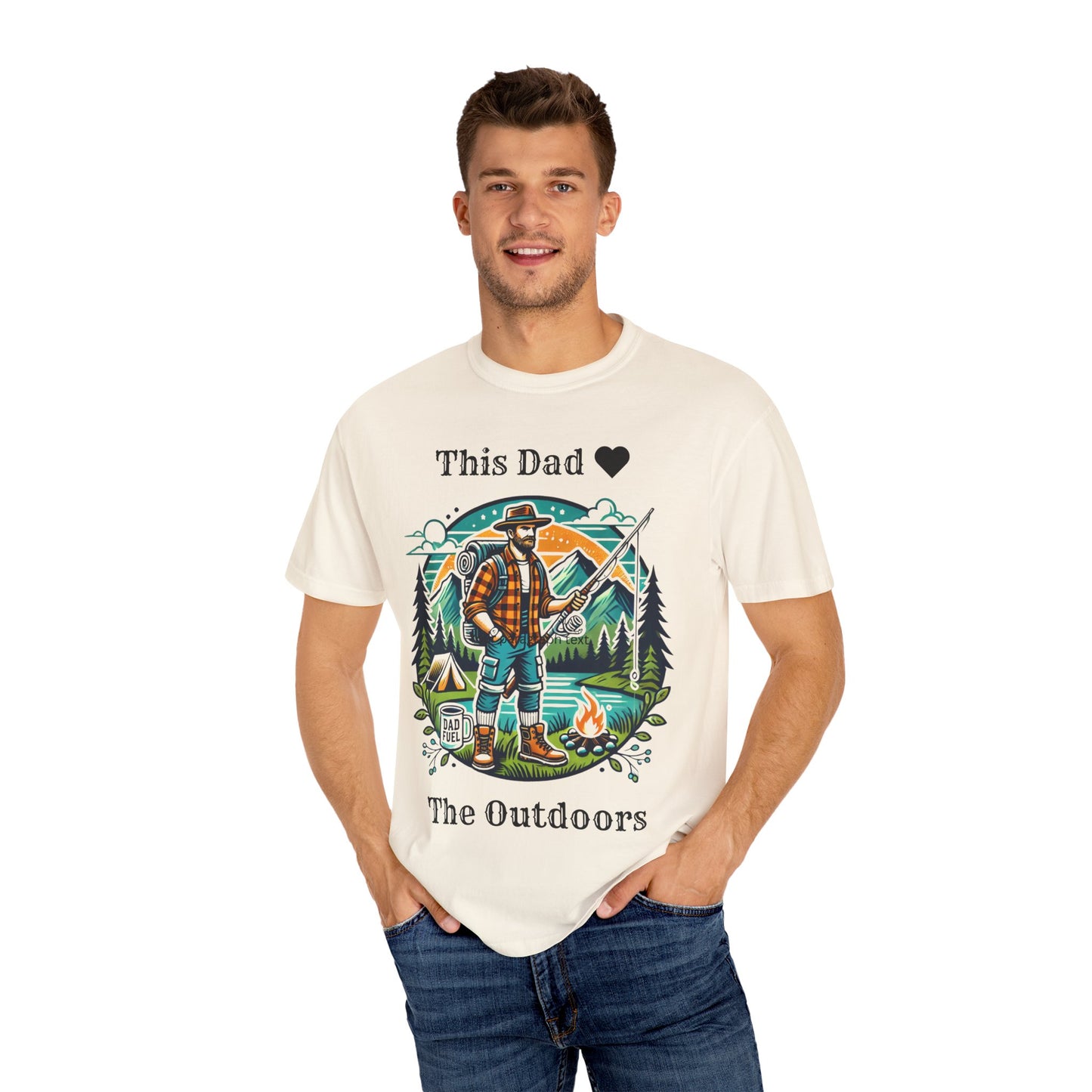 The Outdoors Dad Tee Ivory T-Shirt