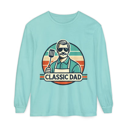 Classic Dad Garment-dyed Long Sleeve T-Shirt Chalky Mint Long-sleeve