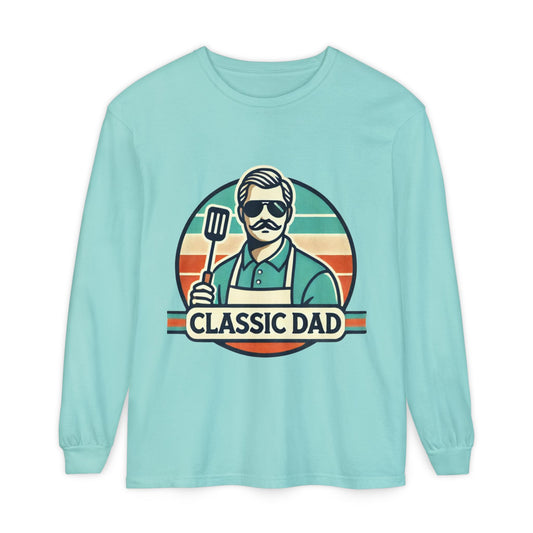 Classic Dad Garment-dyed Long Sleeve T-Shirt Chalky Mint Long-sleeve