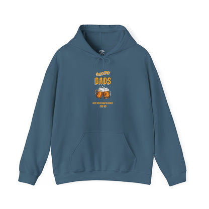 Cheers Dads Real Men Whose Genes Are Us Hoodie Indigo Blue Hoodie