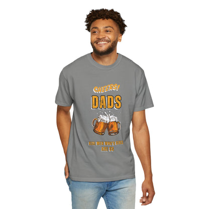 Cheers Dad Real Men Whose Genes Are Us Tee Granite T-Shirt