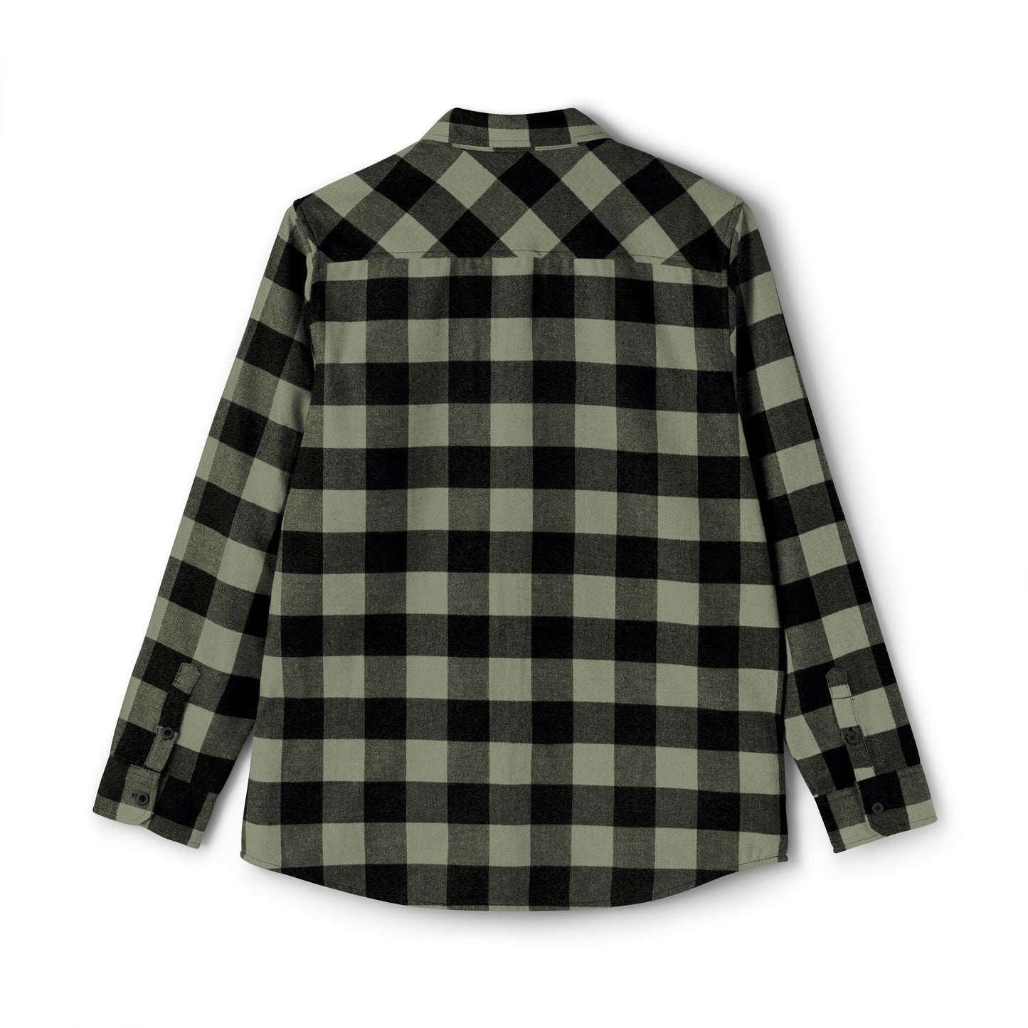 Hammer & Rattle Flannel Shirt Olive Black Long-sleeve