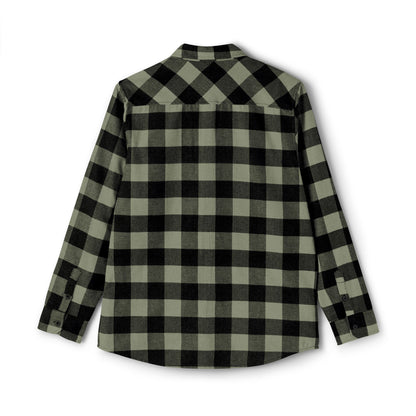 Hammer & Rattle Flannel Shirt Olive Black Long-sleeve