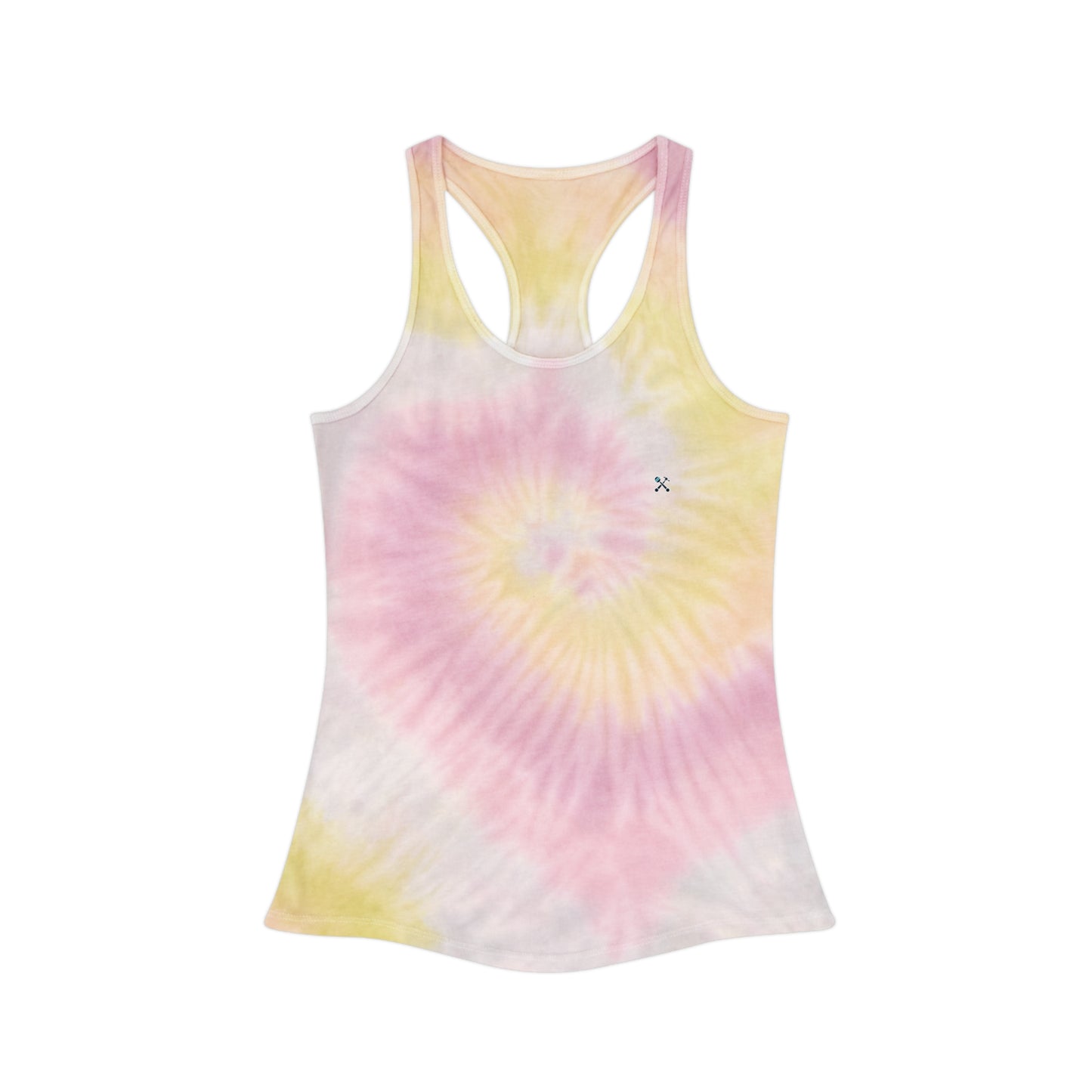 Hammer & Rattle Tie Dye Racerback Tank Desert Rose Tank Top