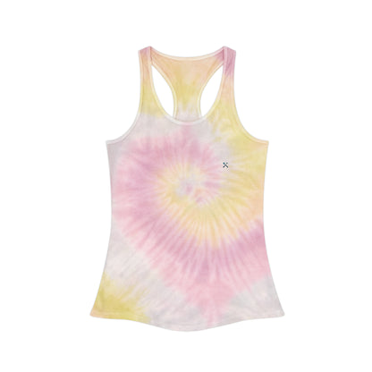 Hammer & Rattle Tie Dye Racerback Tank Desert Rose Tank Top