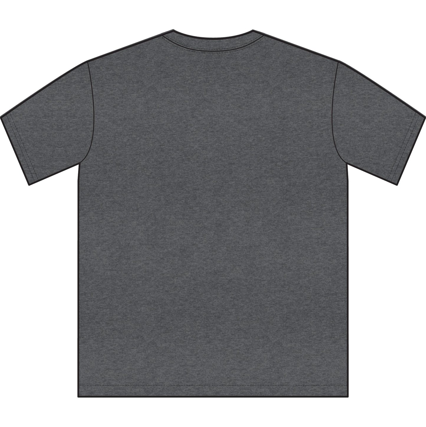 Hammer & Rattle Iconic Sueded Tee Charcoal Heather T-Shirt