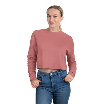 Hammer & Rattle Cropped Sweatshirt Mauve Sweatshirt