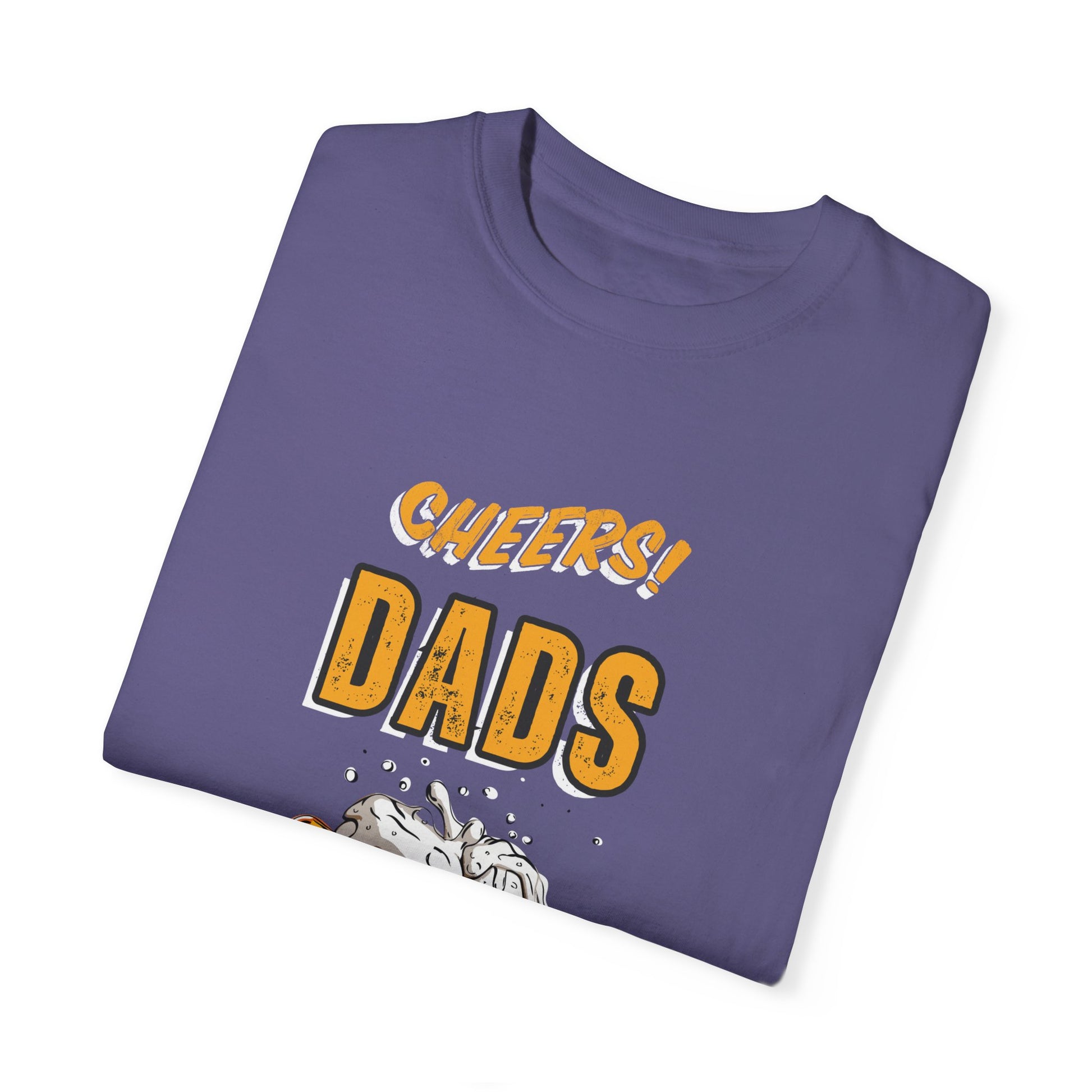 Cheers Dad Real Men Whose Genes Are Us Tee Grape T-Shirt