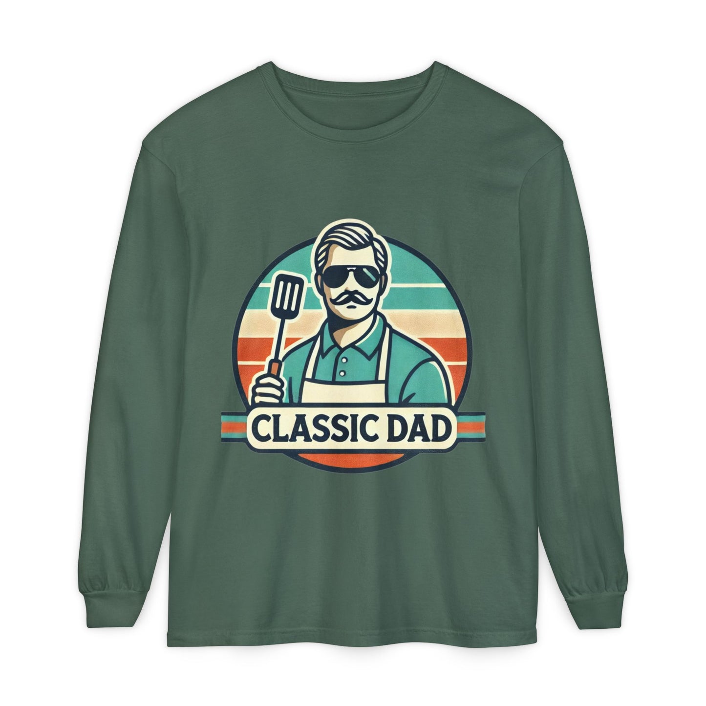 Classic Dad Garment-dyed Long Sleeve T-Shirt Blue Spruce Long-sleeve