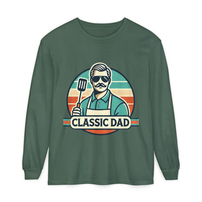 Classic Dad Garment-dyed Long Sleeve T-Shirt Blue Spruce Long-sleeve