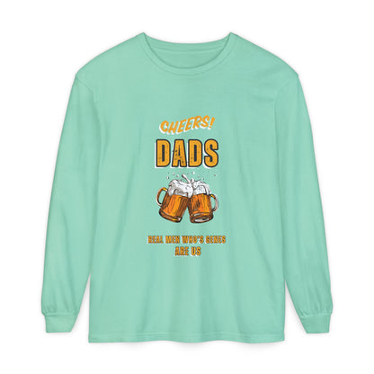 Cheers Dads Real Men Whose Genes Are Us Long Sleeve Tee Island Reef Long-sleeve