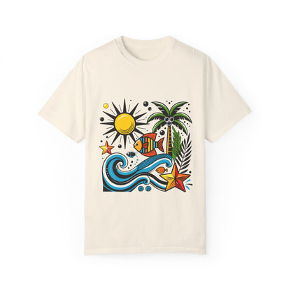 High Tide High Contrast Tee Ivory T-Shirt