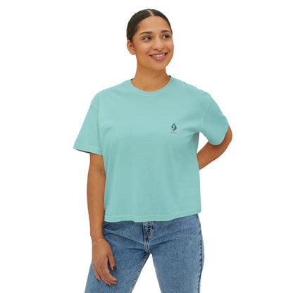 The Mama Cropped Tee Chalky Mint T-Shirt