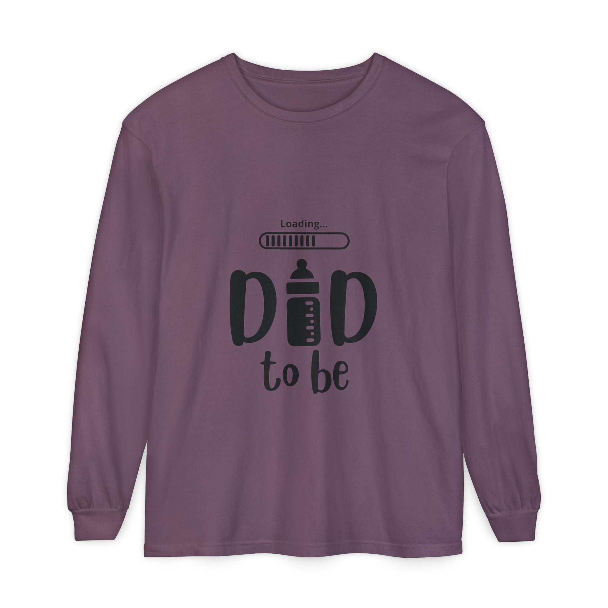 Dad Loading Long Sleeve Tee Berry Long-sleeve