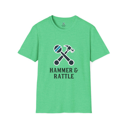 Hammer & Rattle Softstyle Tee Heather Irish Green T-Shirt