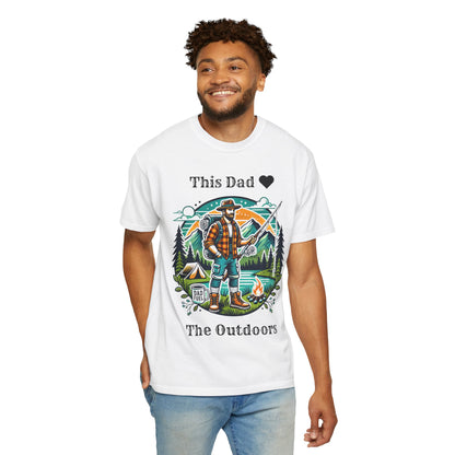 The Outdoors Dad Tee White T-Shirt