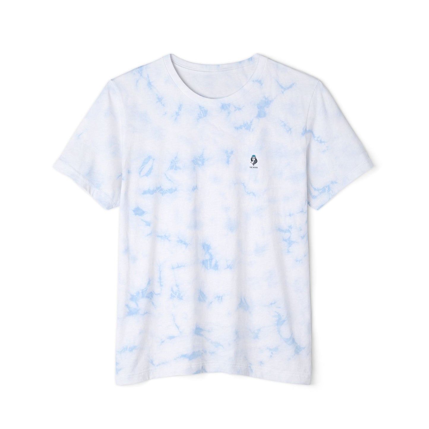 The Mama Tie-Dyed Tee White Sky Blue T-Shirt