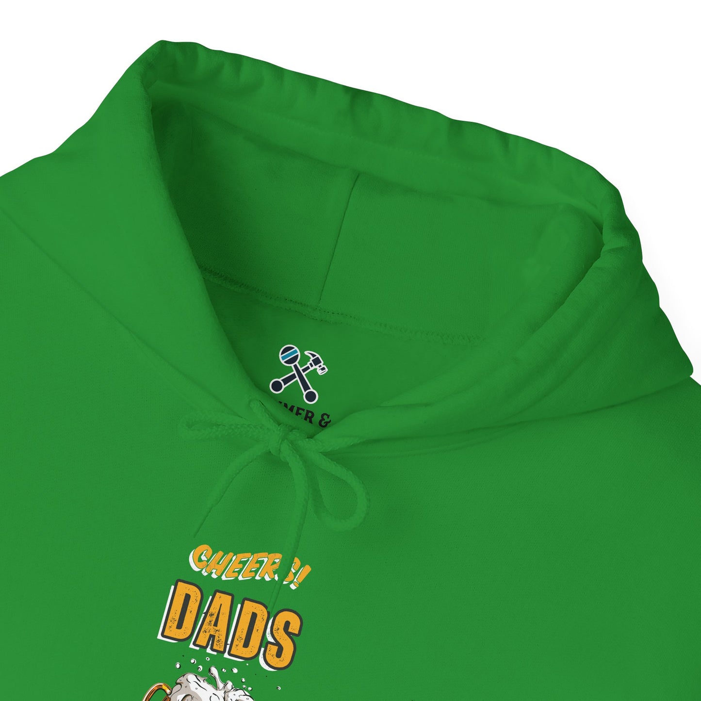 Cheers Dads Real Men Whose Genes Are Us Hoodie Irish Green Hoodie