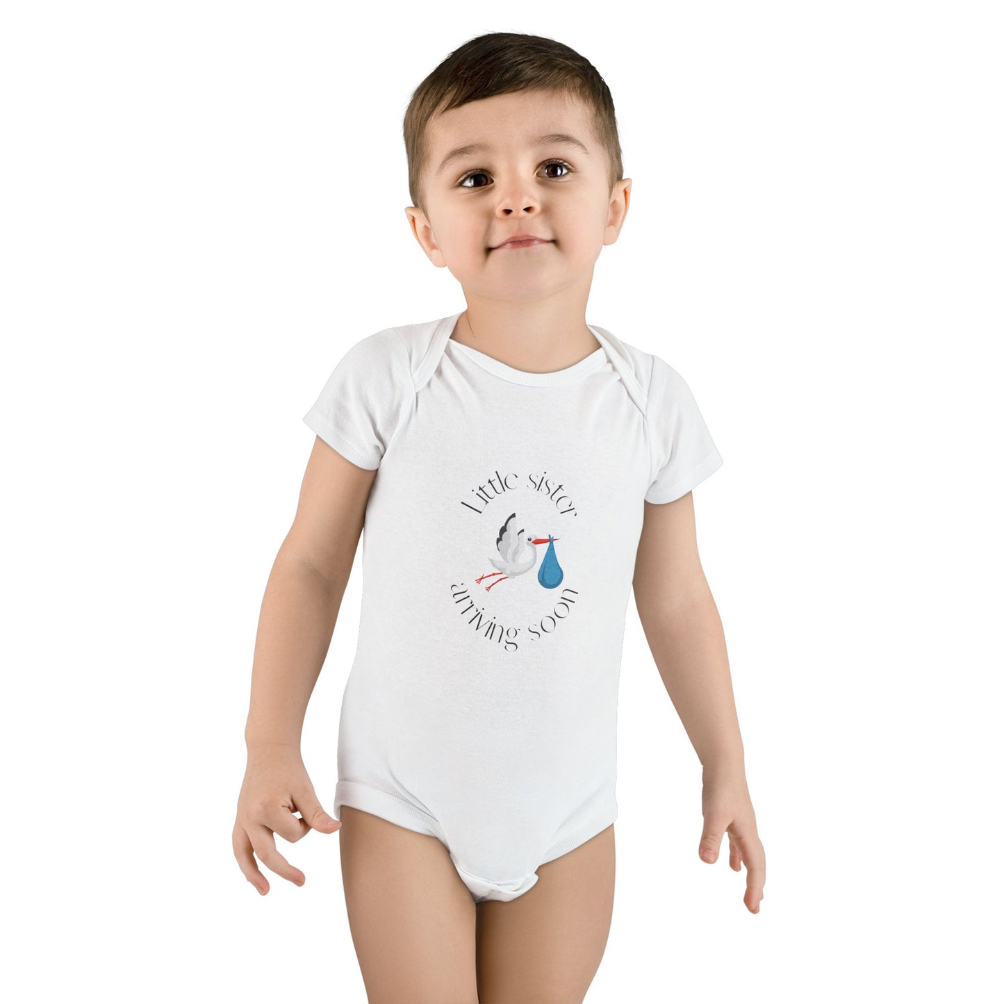 Baby Sister Coming Soon Generations Onesie® Organic Baby Bodysuit