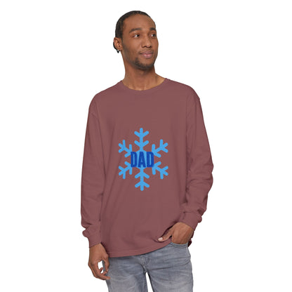 Cool Dad Snowed In Edition Long Sleeve Tee Lagoon Blue Long-sleeve