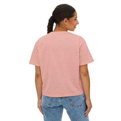 The Mama Cropped Tee Peachy T-Shirt