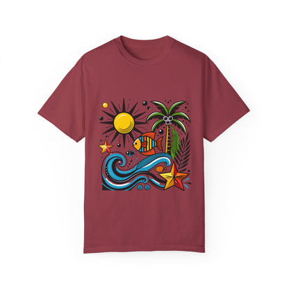 High Tide High Contrast Tee Chili T-Shirt