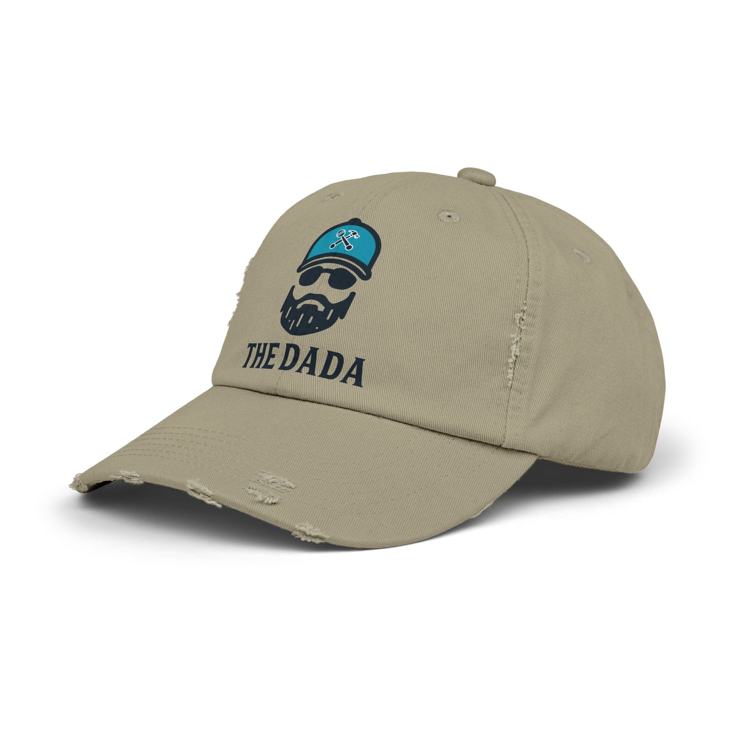 The Dada Distressed Hat Light Olive Hats