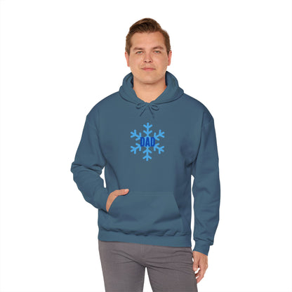 Cool Dad Snowed In Edition Hoodie Carolina Blue Hoodie