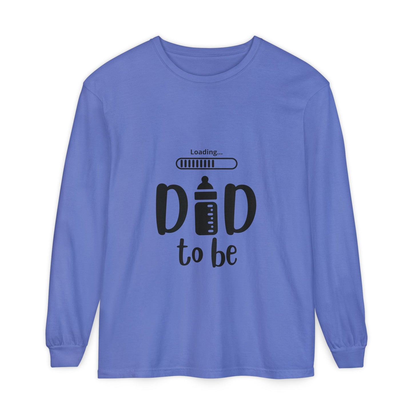 Dad Loading Long Sleeve Tee Flo Blue Long-sleeve