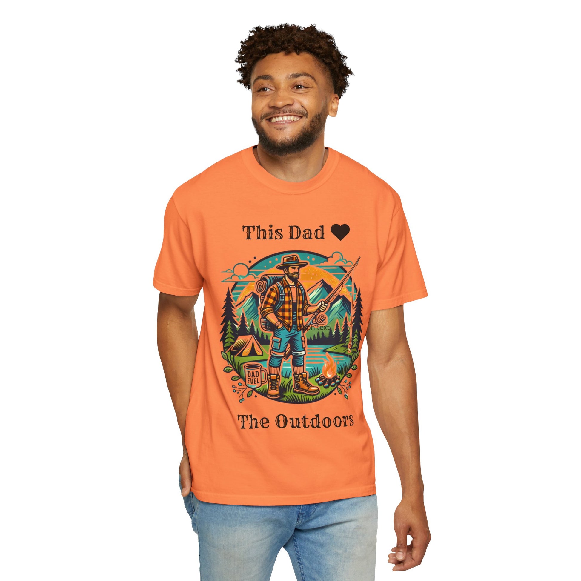 The Outdoors Dad Tee Melon T-Shirt