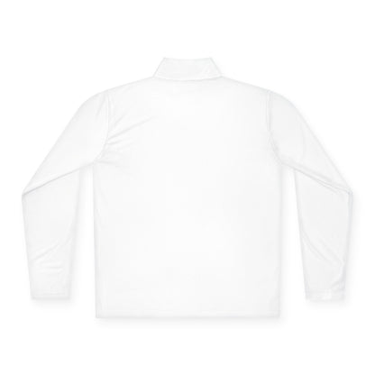 The Dada Quarter-Zip Pullover White Long-sleeve