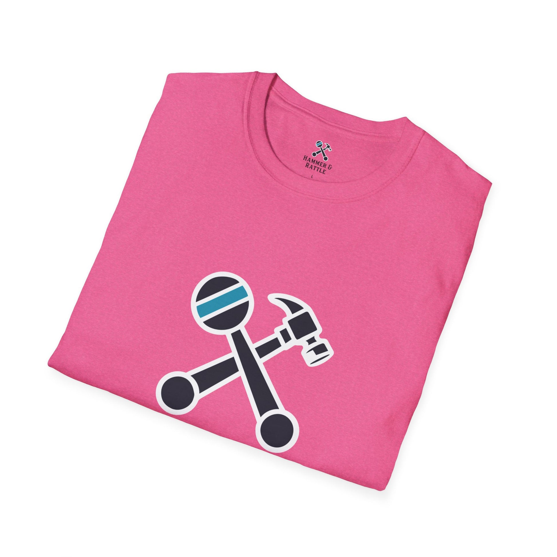 Hammer & Rattle Softstyle Tee Heather Heliconia T-Shirt