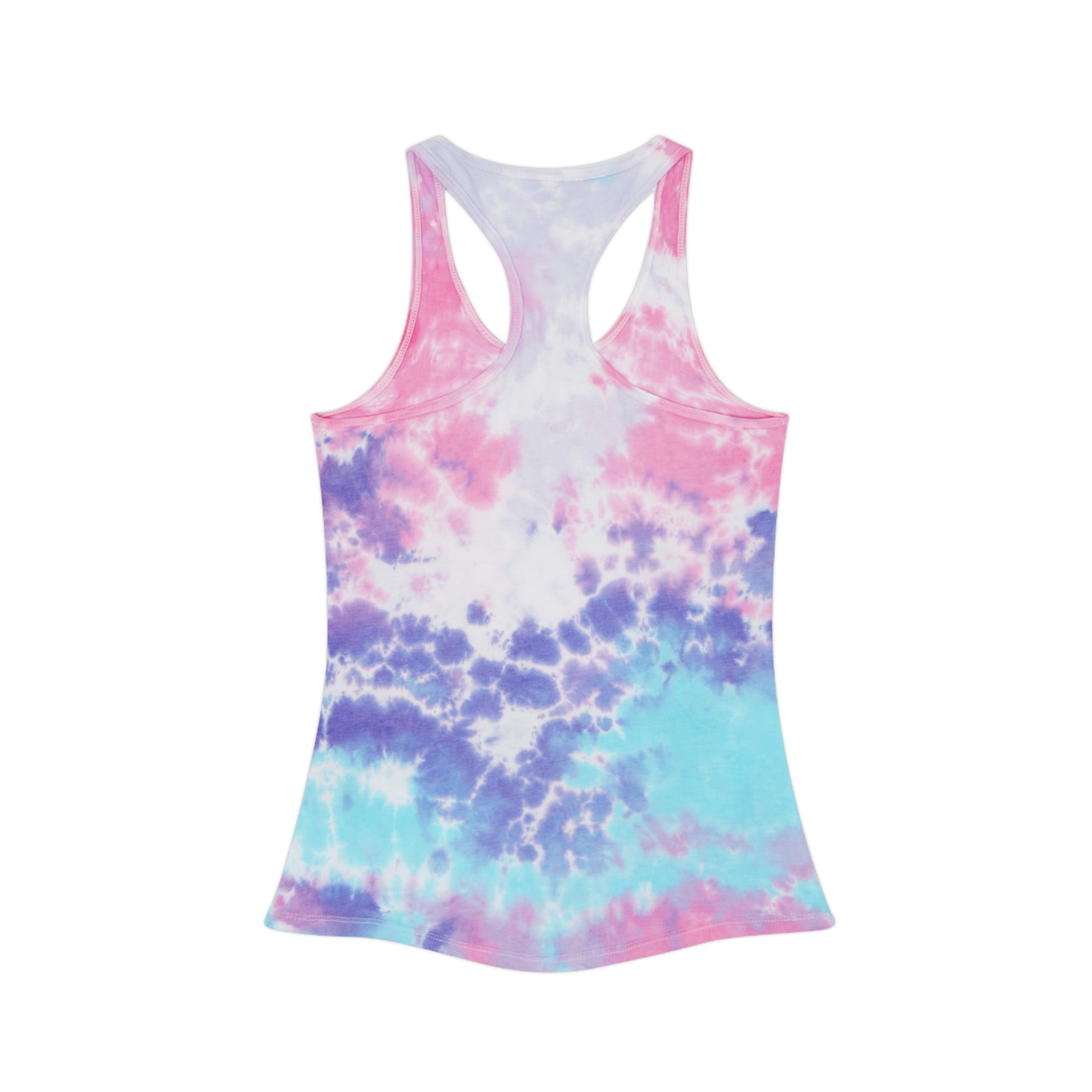 Hammer & Rattle Tie Dye Racerback Tank Lagoon Tank Top