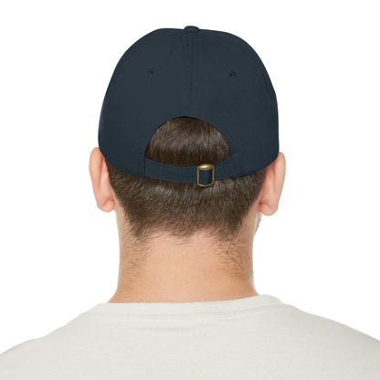 Hammer & Rattle Leather Patch Dad Hat Navy Black Patch Hats